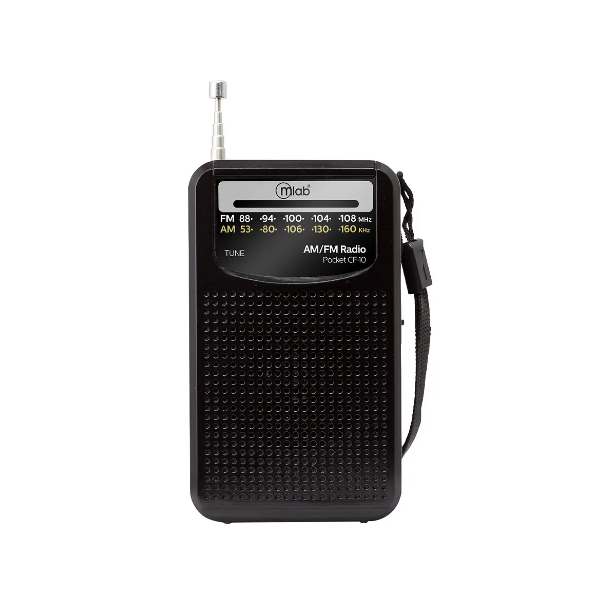 Radio Retro Portátil Pocket Cf-10 Fm/am Negro Mlab Black 4