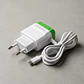 Cargador De Pared Carga Rápida Celular Micro USB Conector V8 - Miniatura 2