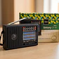 Radio Retro Multibanda Sintony Recargable Cf-14 Mlab Black - Miniatura 2