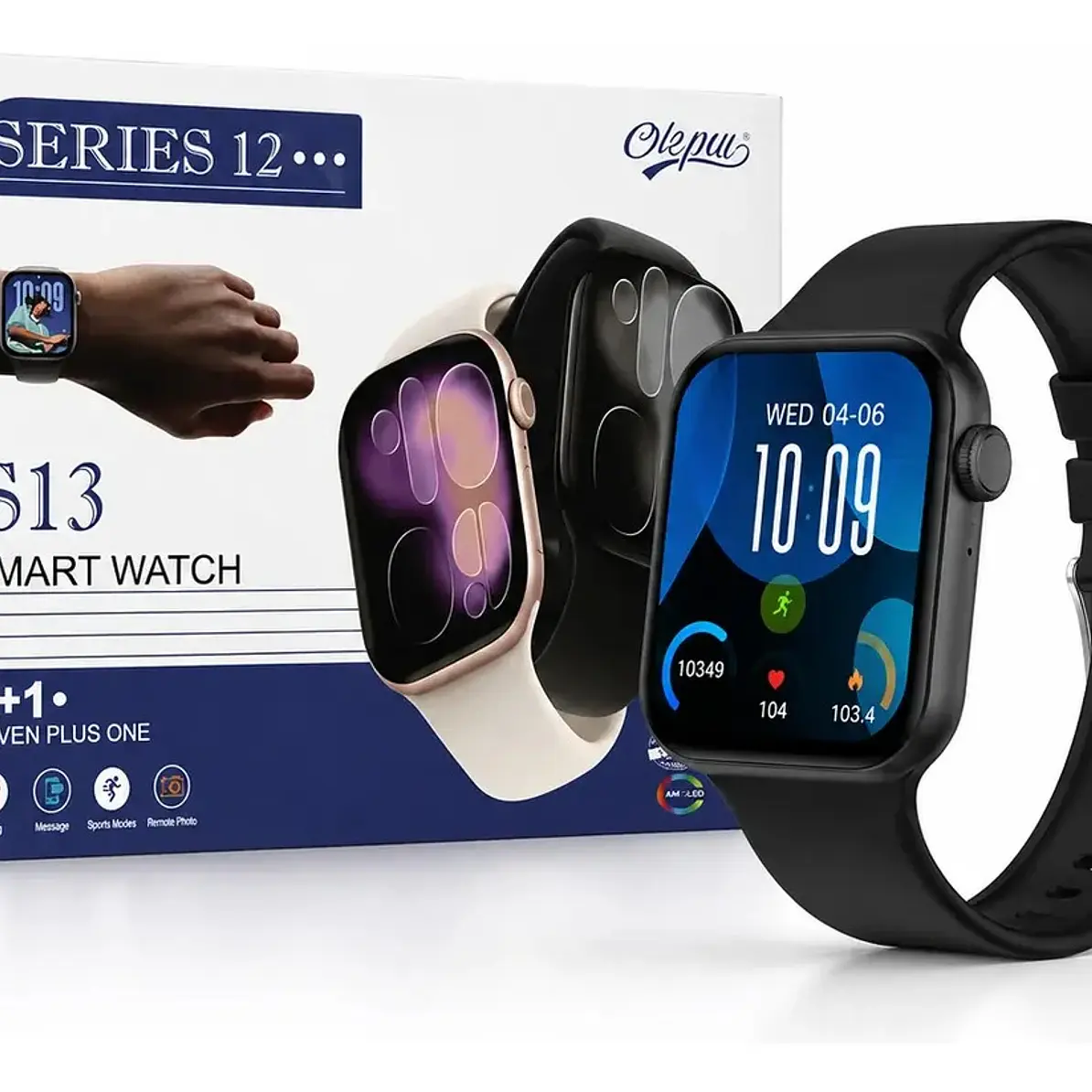 Smartwatch S13 Series 12 Reloj Inteligente + 7 Correas 2