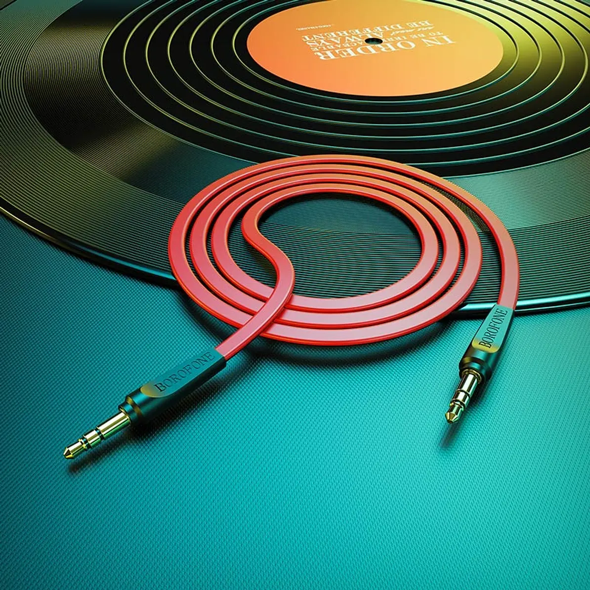 Cable Aux 3.5mm Borofone Bl6 Para Auto Y Audífonos 1 Metro 6