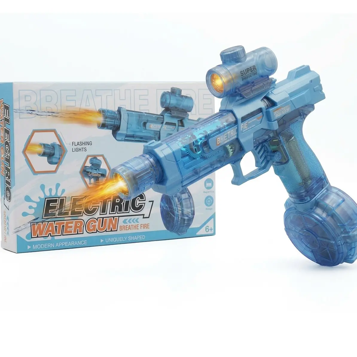 Pistola de Agua Eléctrica Recargable con Tanque de 320 ml 1