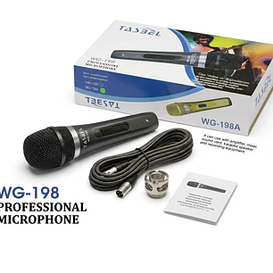 Micrófono Profesional Alámbrico Tasbel WG-198 Karaoke