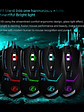 Mouse Gamer X8 Ergonomico Rgb 6000 Dpi Led Cable 1,8 Metros - Miniatura 6