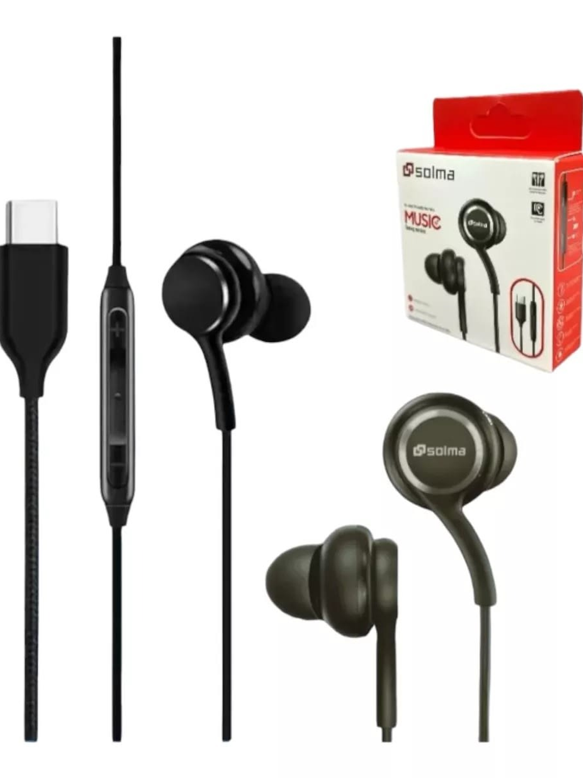 Audífonos Entrada Tipo C Universal Manos Libres 1