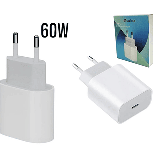 Adaptador (Cargador) Tipo C Carga Rapida 60W Solma