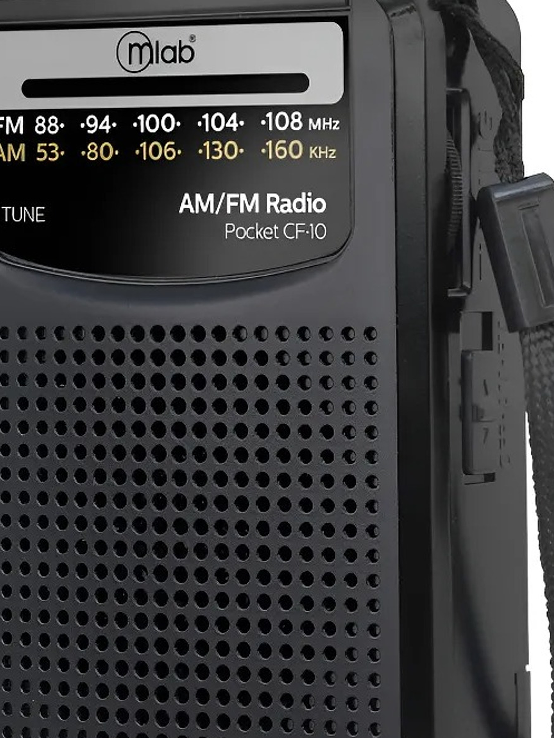 Radio Retro Portátil Pocket Cf-10 Fm/am Negro Mlab Black 6