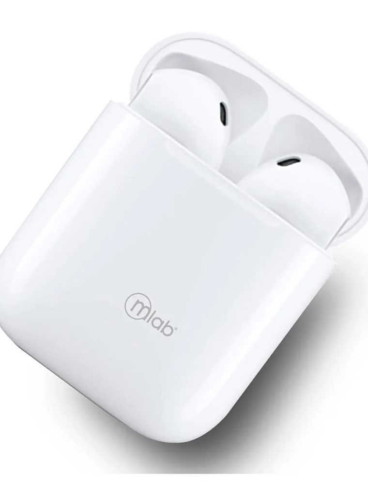 Audífonos TWS Just Fly Bluetooth White Mlab 2