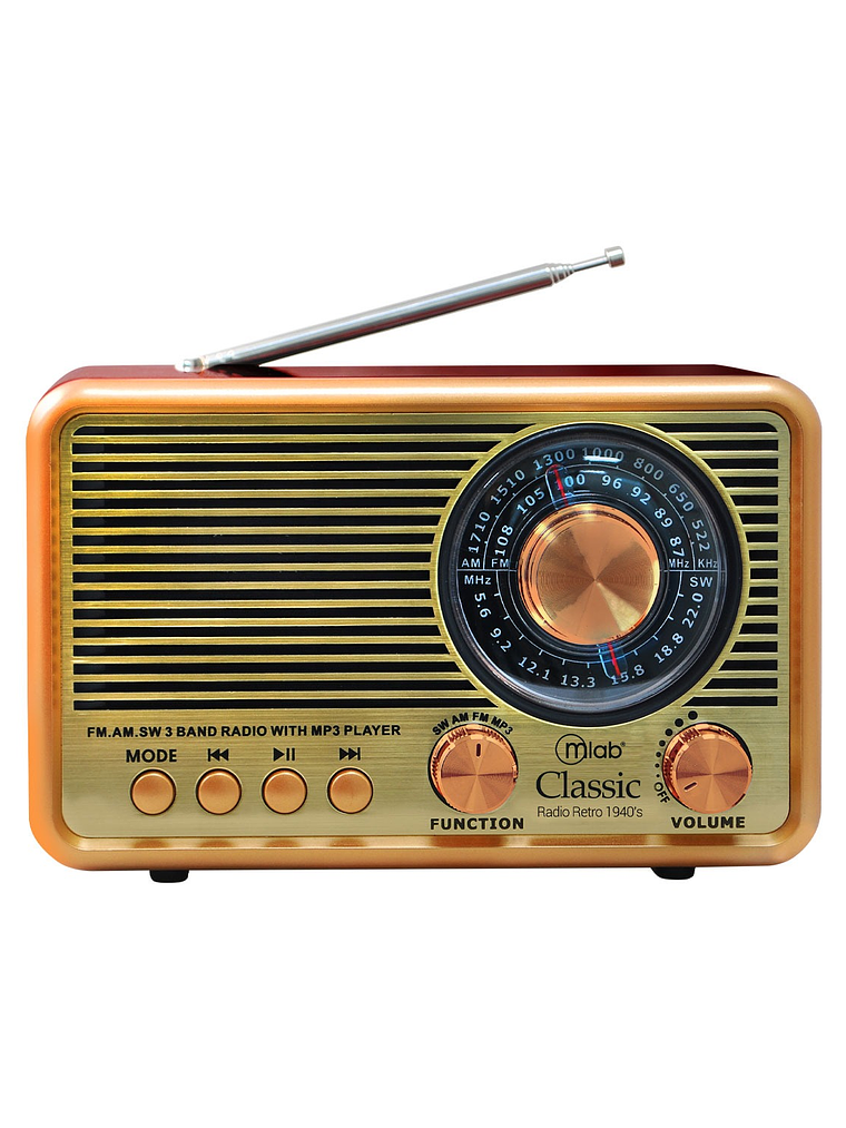Radio Retro Portatil Classic 1940’s Mlab 1