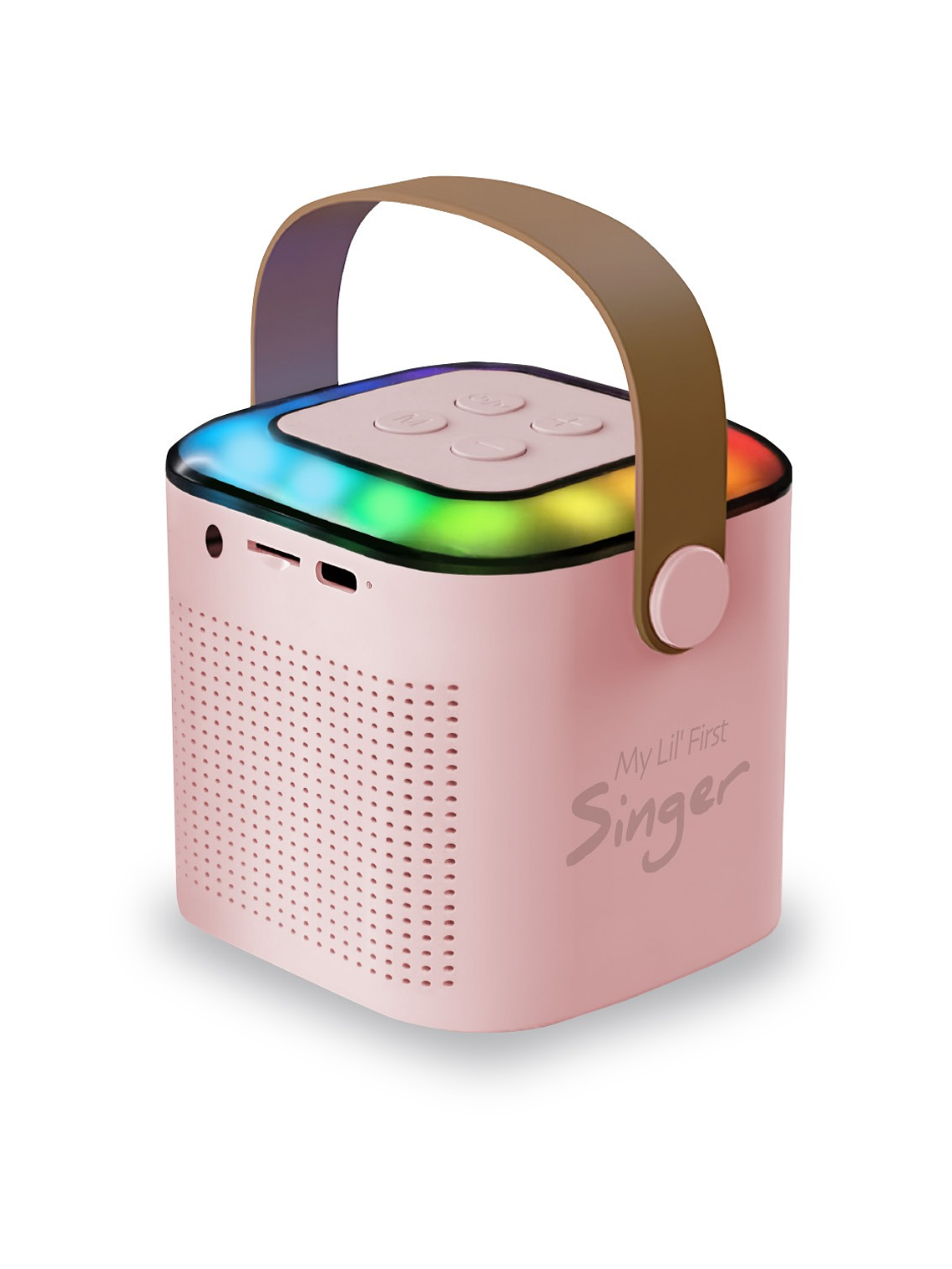 Parlante Portátil My Lil First Singer + 1 Microfono Mlab - Color Rosa 2