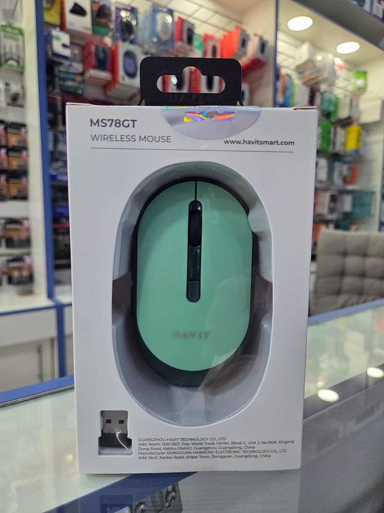 Mouse Inalambrico MS78GT Havit - Color Verde 4