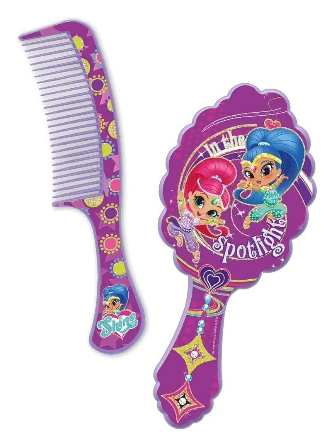 Set Cepillo Y Peineta Shimmer And Shine Nickelodeon 2