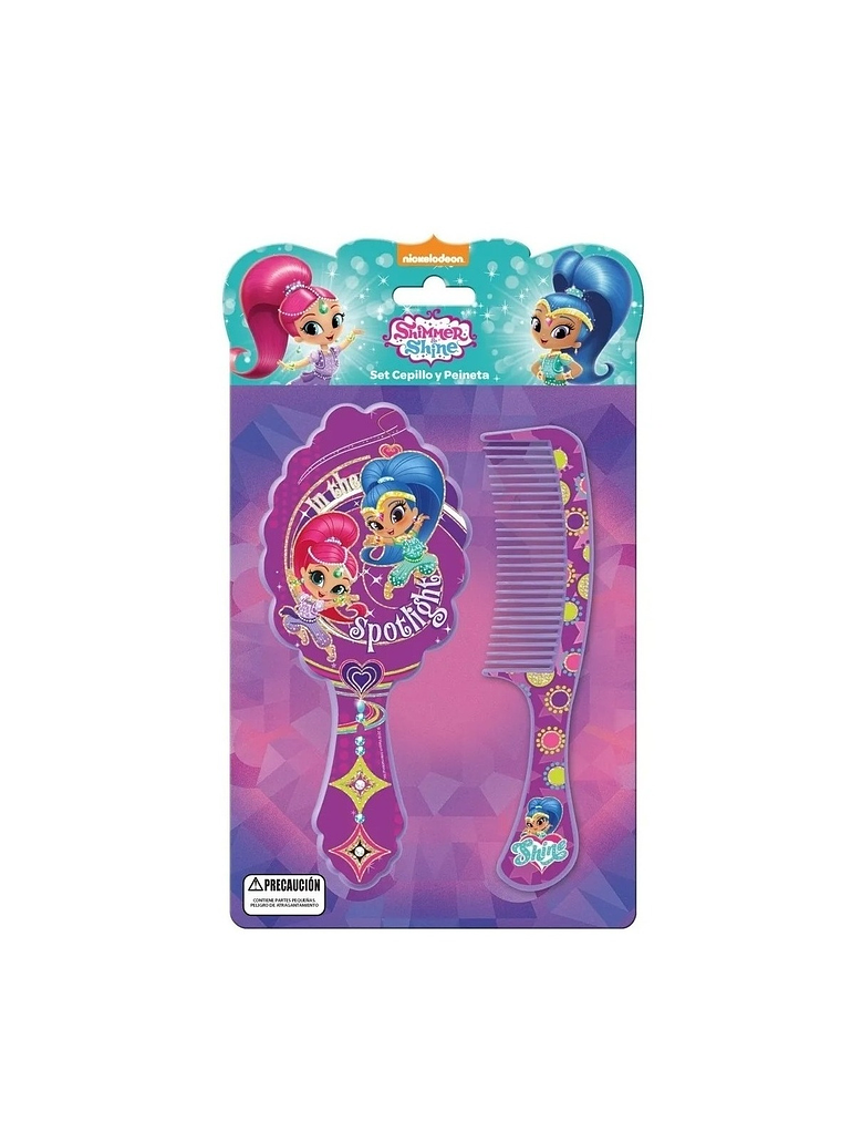 Set Cepillo Y Peineta Shimmer And Shine Nickelodeon 1