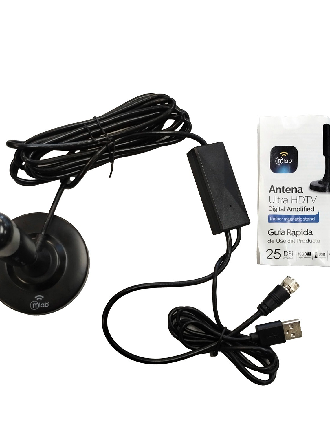 Antena Ultra HDTV Digital Amplified 25 Dbi Mlab 6