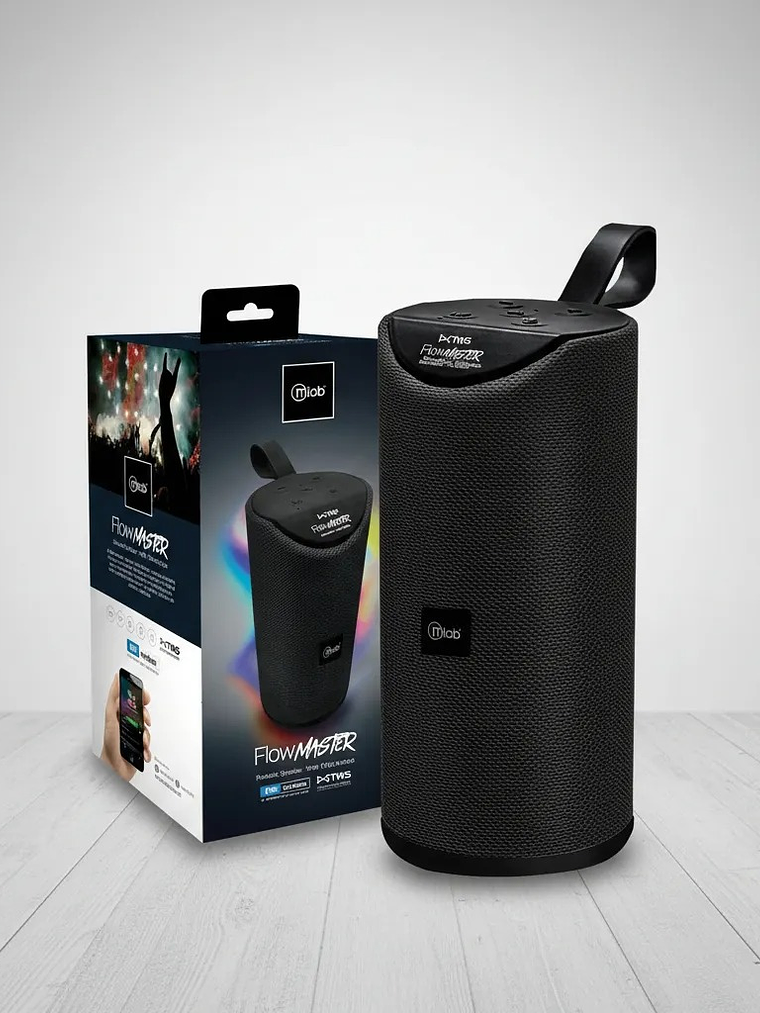 Parlante Flow Master TWS Negro Mlab 1