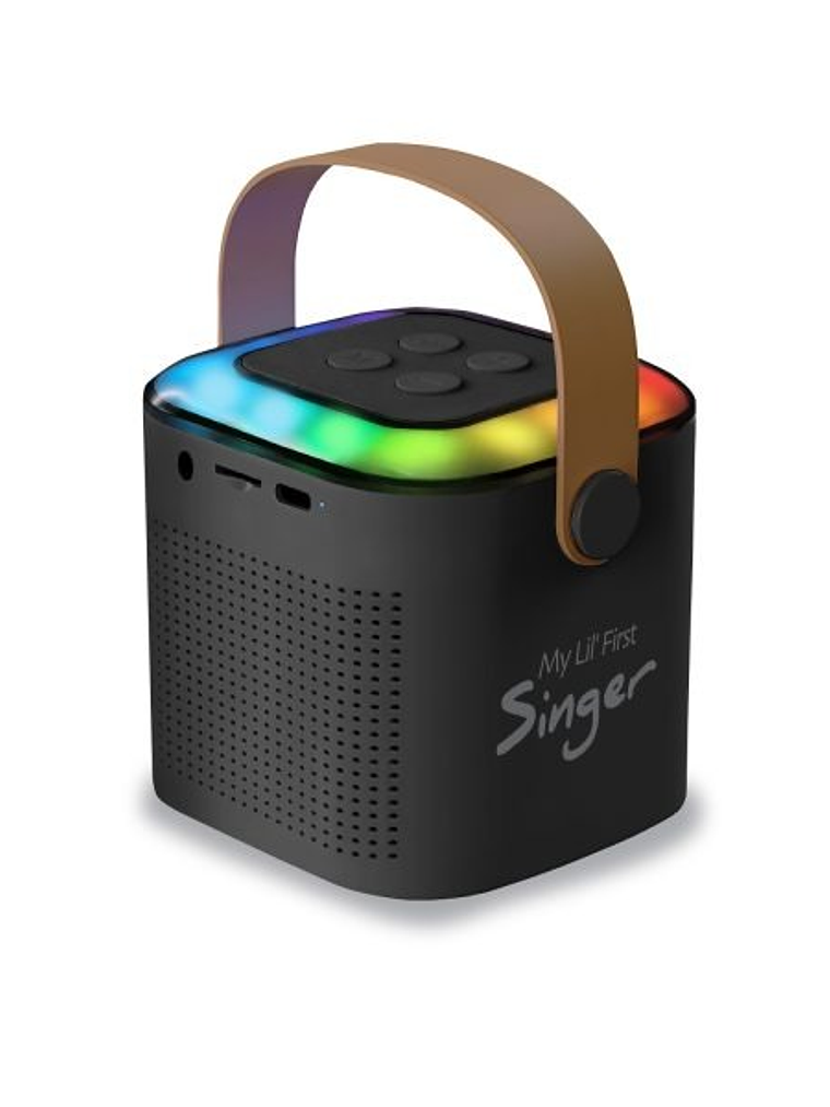 Parlante Portátil My Lil First Singer + 1 Microfono Mlab - Color Negro 3