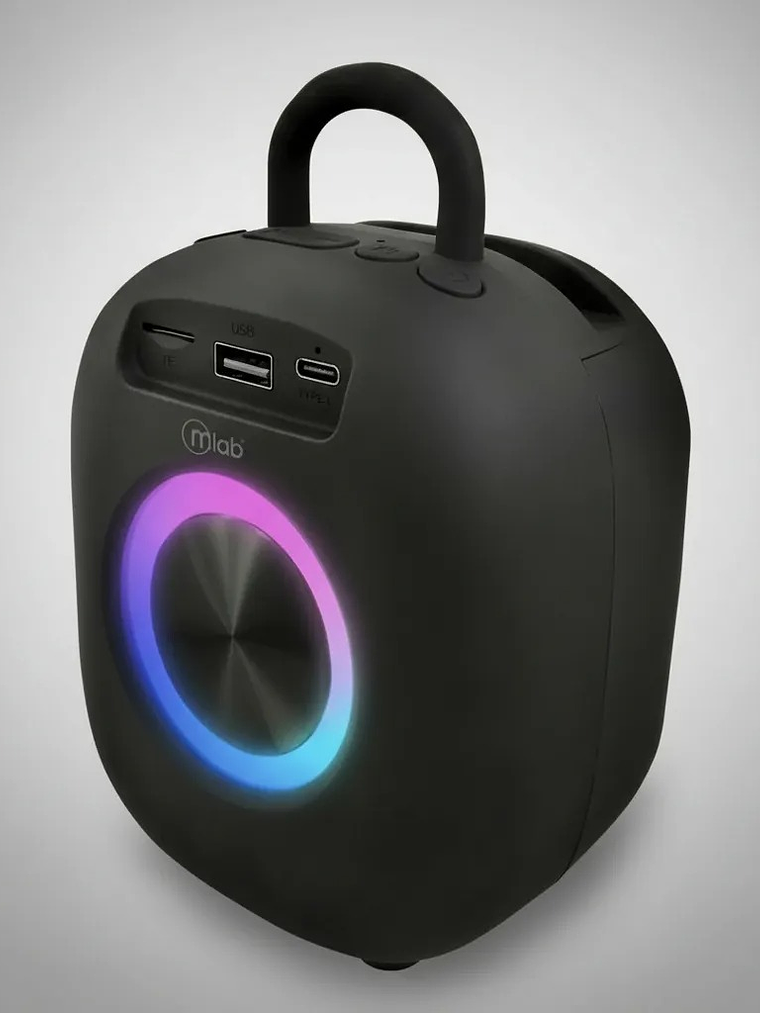 Parlante Bluetooth MLab Energy Bass Portátil RGB 1