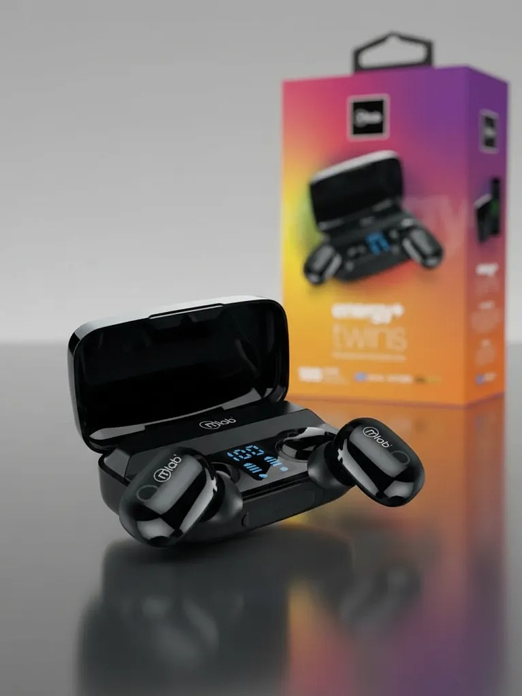 Audífonos Inalámbricos Mlab Energy+ Twins 100 Horas 1