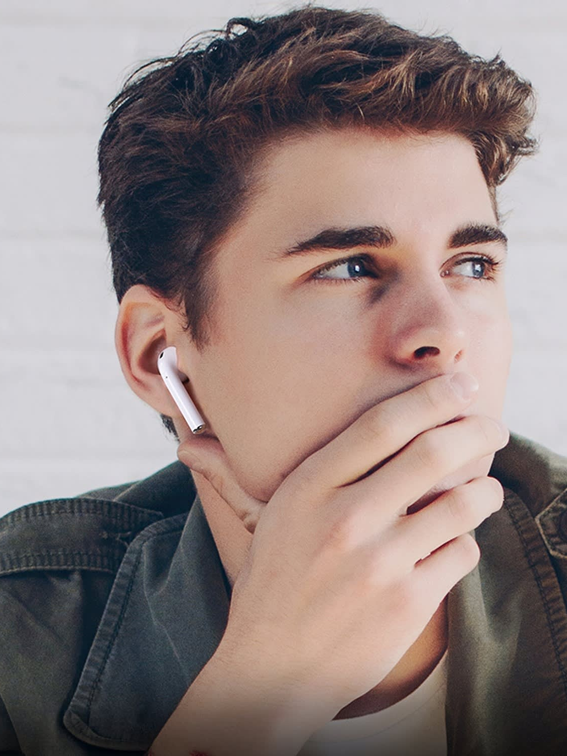 Audífono Bluetooth TWS BW79 Borofone - Color Blanco 7