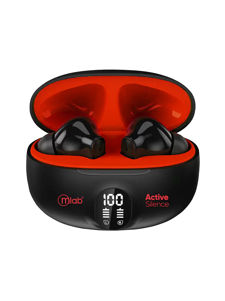 Audifono Tws Anc Enc Active Silence Strong Red Mlab 1