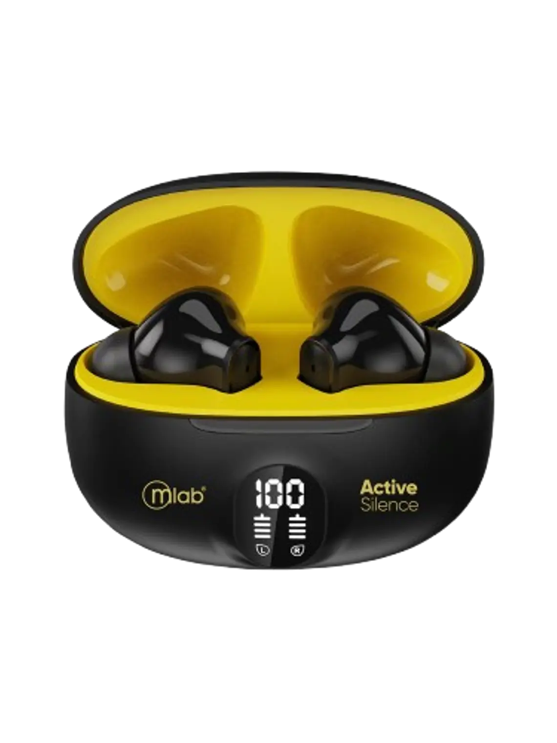 Audifono Tws Anc Enc Active Silence Strong Yellow Mlab 1