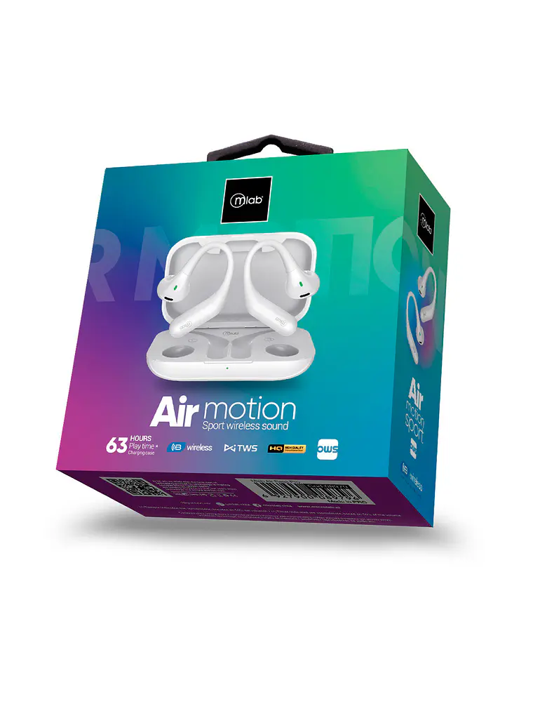 Audifono TWS Ows Air Motion Sport Mlab Color Blanco 3