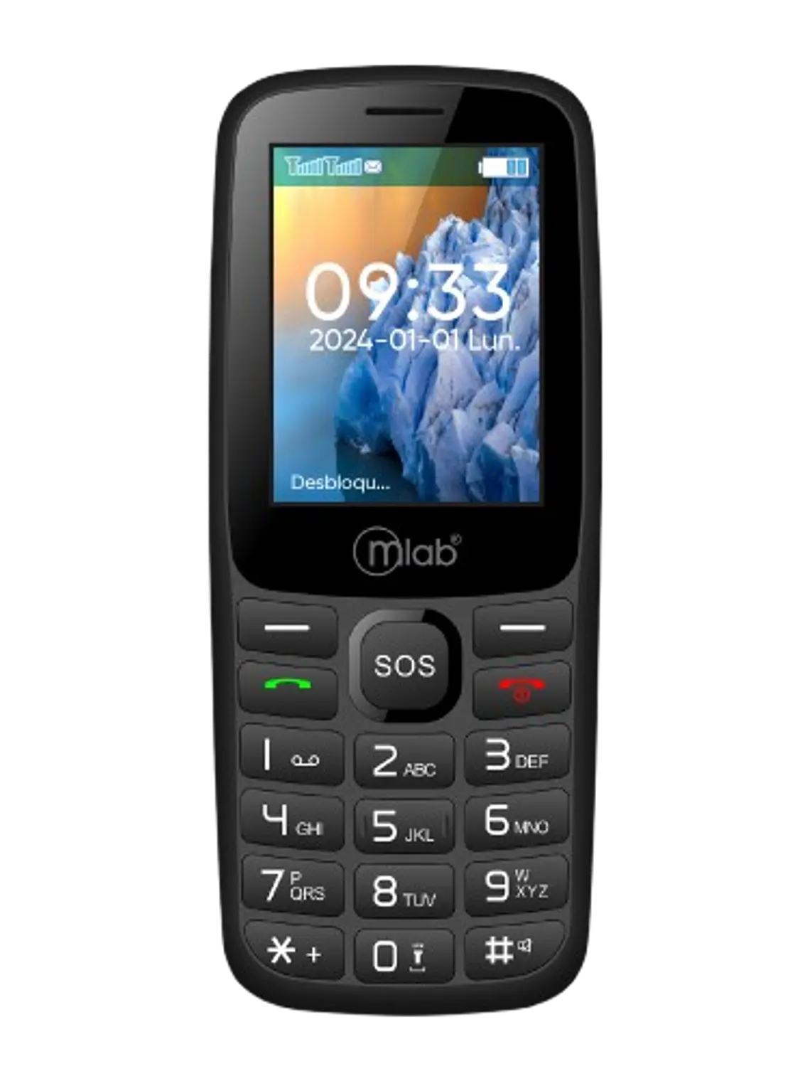 Teléfono Senior Bar 4G SOS Mlab 2