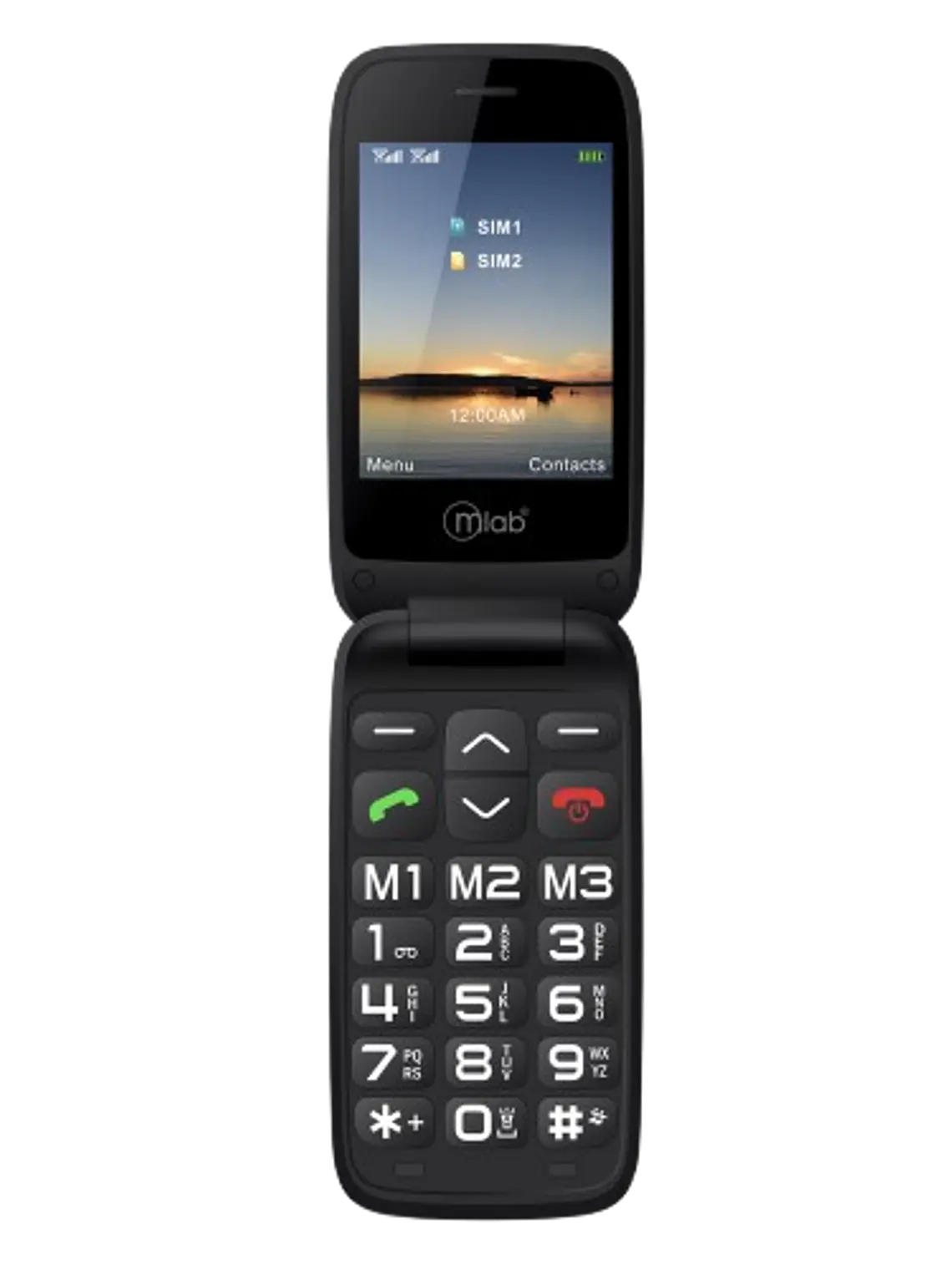 Teléfono Senior Shell 4G Lte BT SOS Negro 2