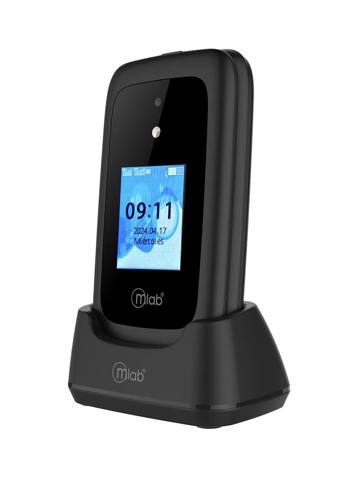 Teléfono Senior Shell 4G Lte BT SOS Negro 3