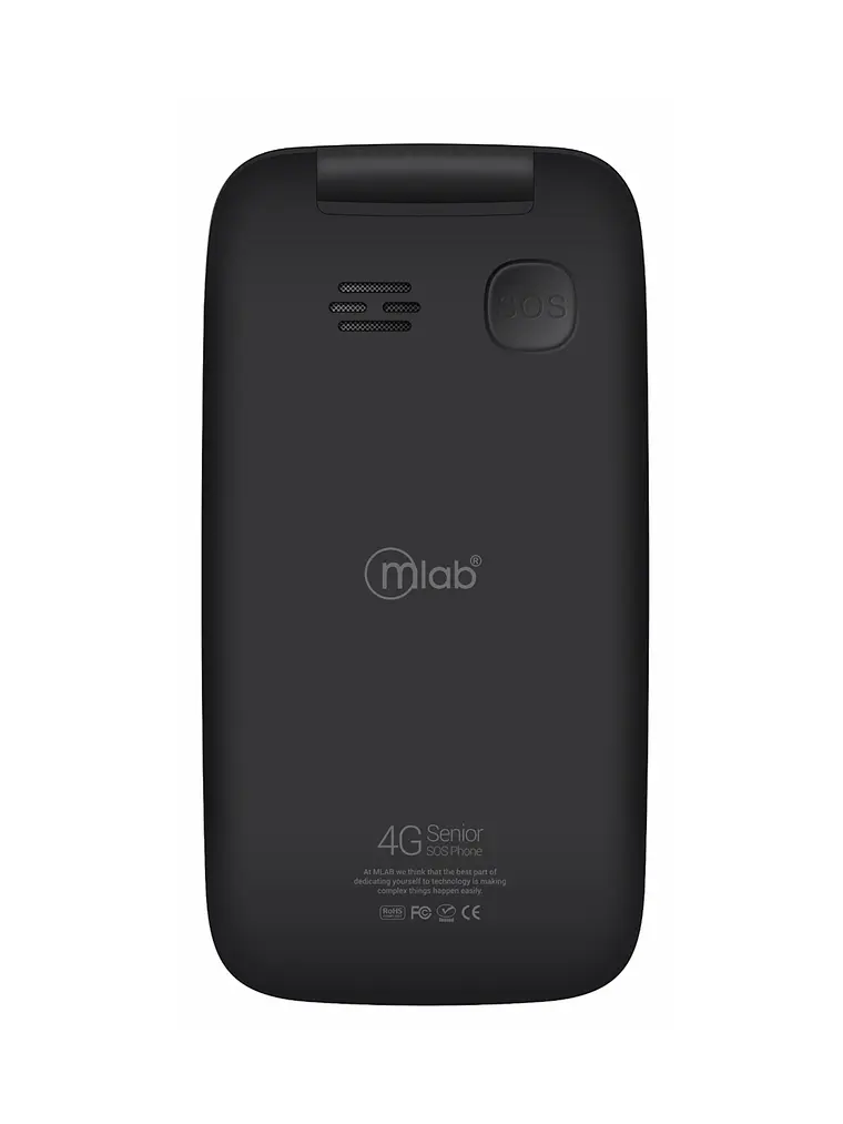 Teléfono Senior Shell 4G Lte BT SOS Negro 4