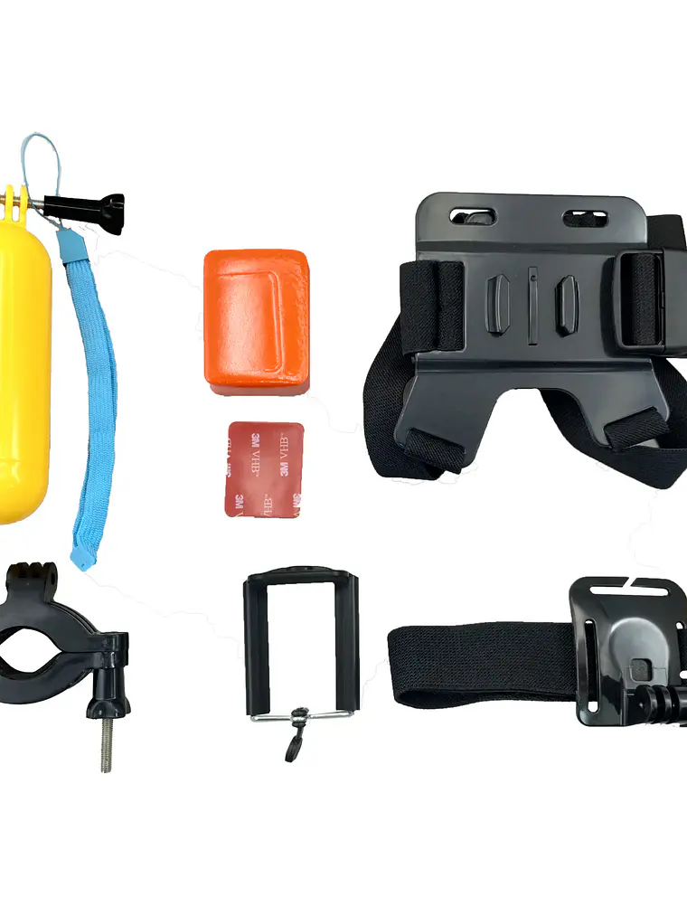 Kit Accesorios 32 en 1 camaras deportivas iSport Pro Mlab 2