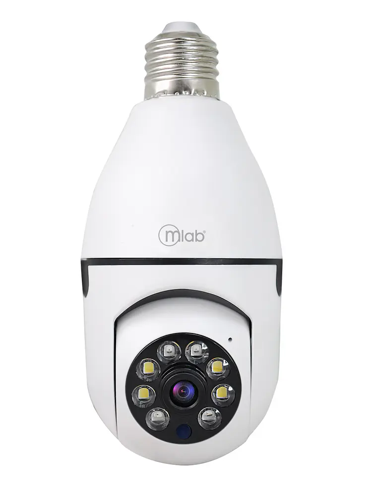 Cámara de Seguridad Mlab Robotic E27 Wifi Dual Band 1