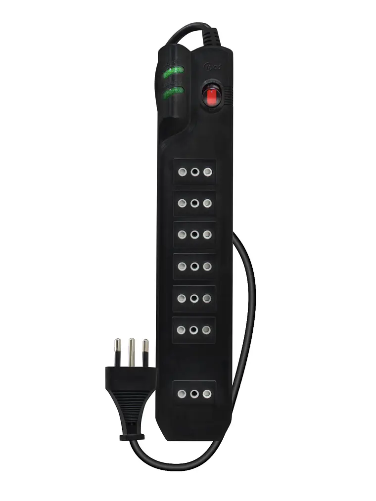 Protector Sobrevoltaje MCL-07 1400J 2.1mt Negro 1