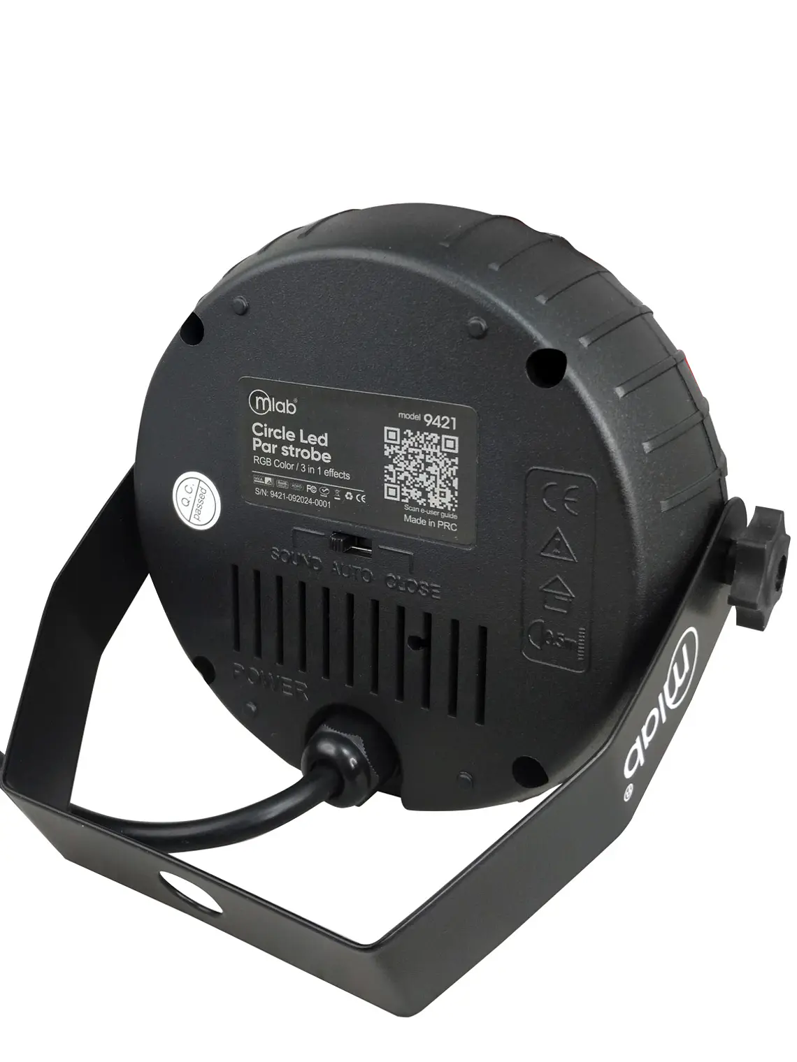 Luz Fiesta Rgb Circle Par Strobe Mlab 2