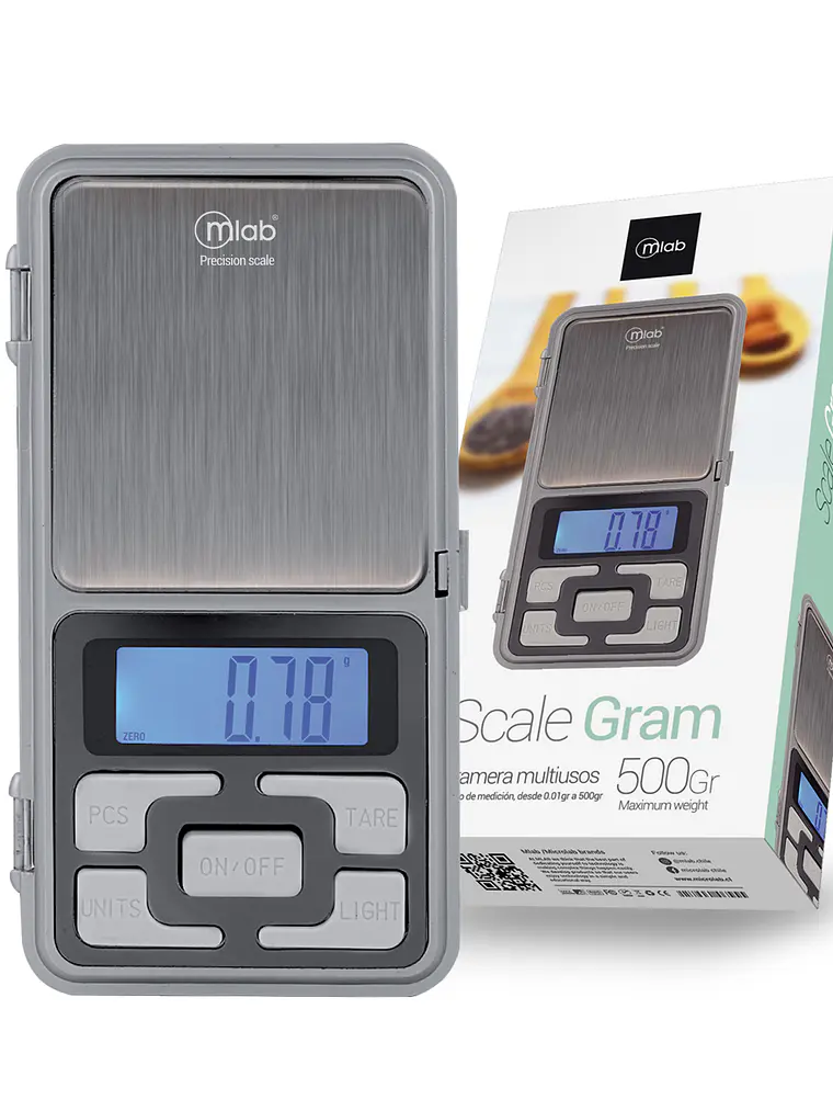 Balanza Portatil gramera Scale Gram 500gr Mlab 1