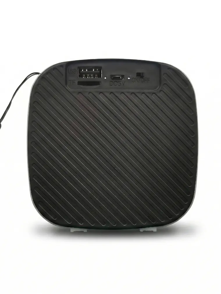 Parlante Mini Flaming Cube Black Mlab 3