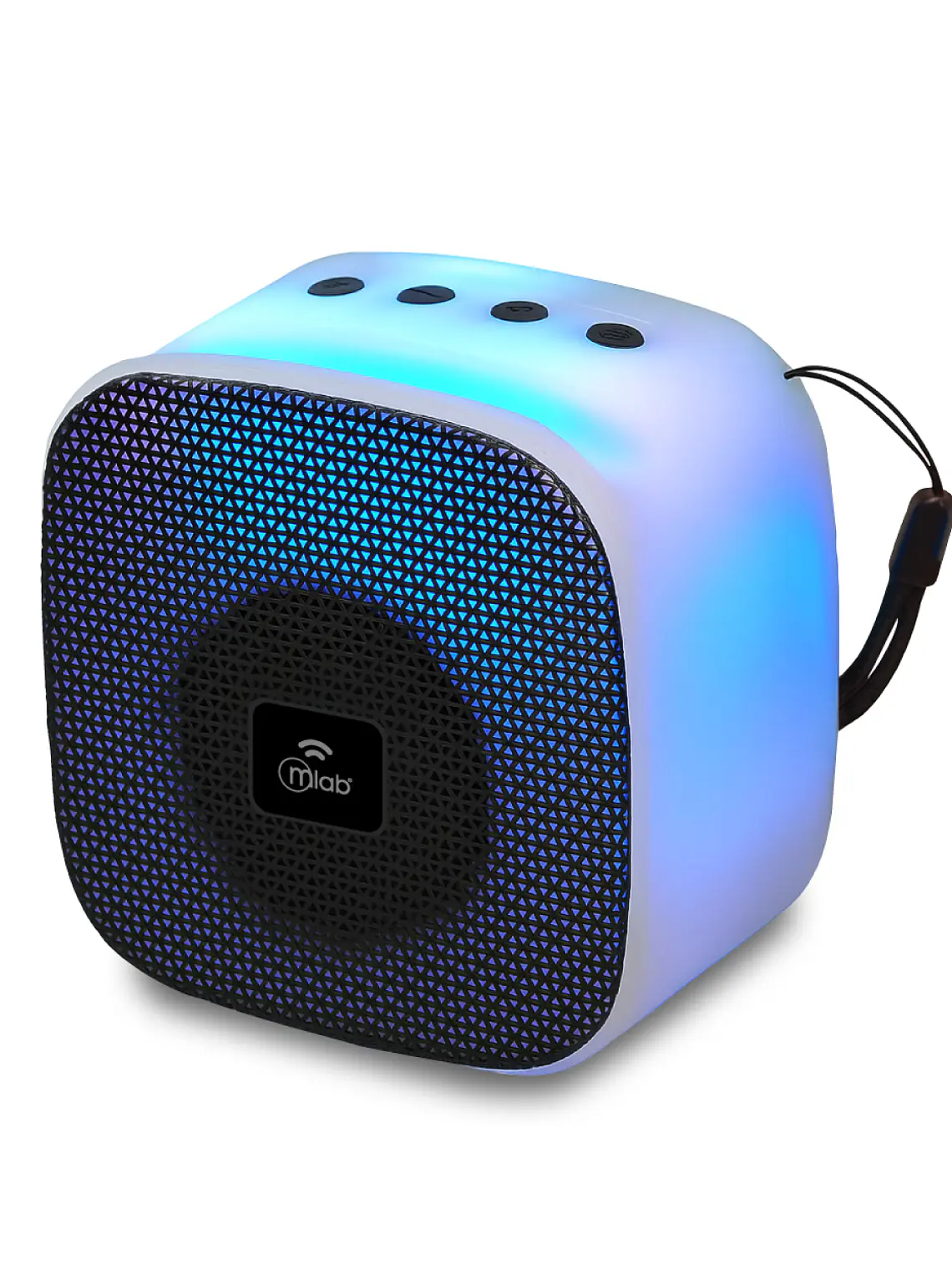 Parlante Mini Flaming Cube Black Mlab 2