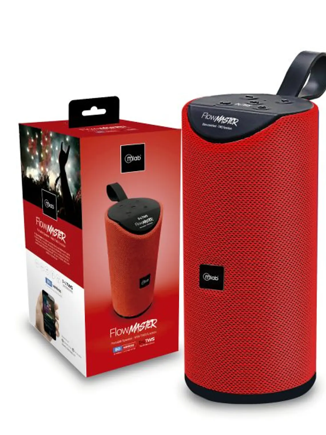 Parlante Flow Master TWS Red Mlab 1