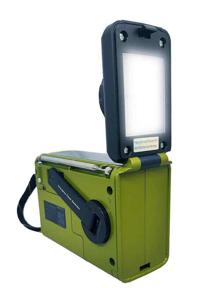  Radio Emergency Alert Incident Recargable Verde Mlab 2