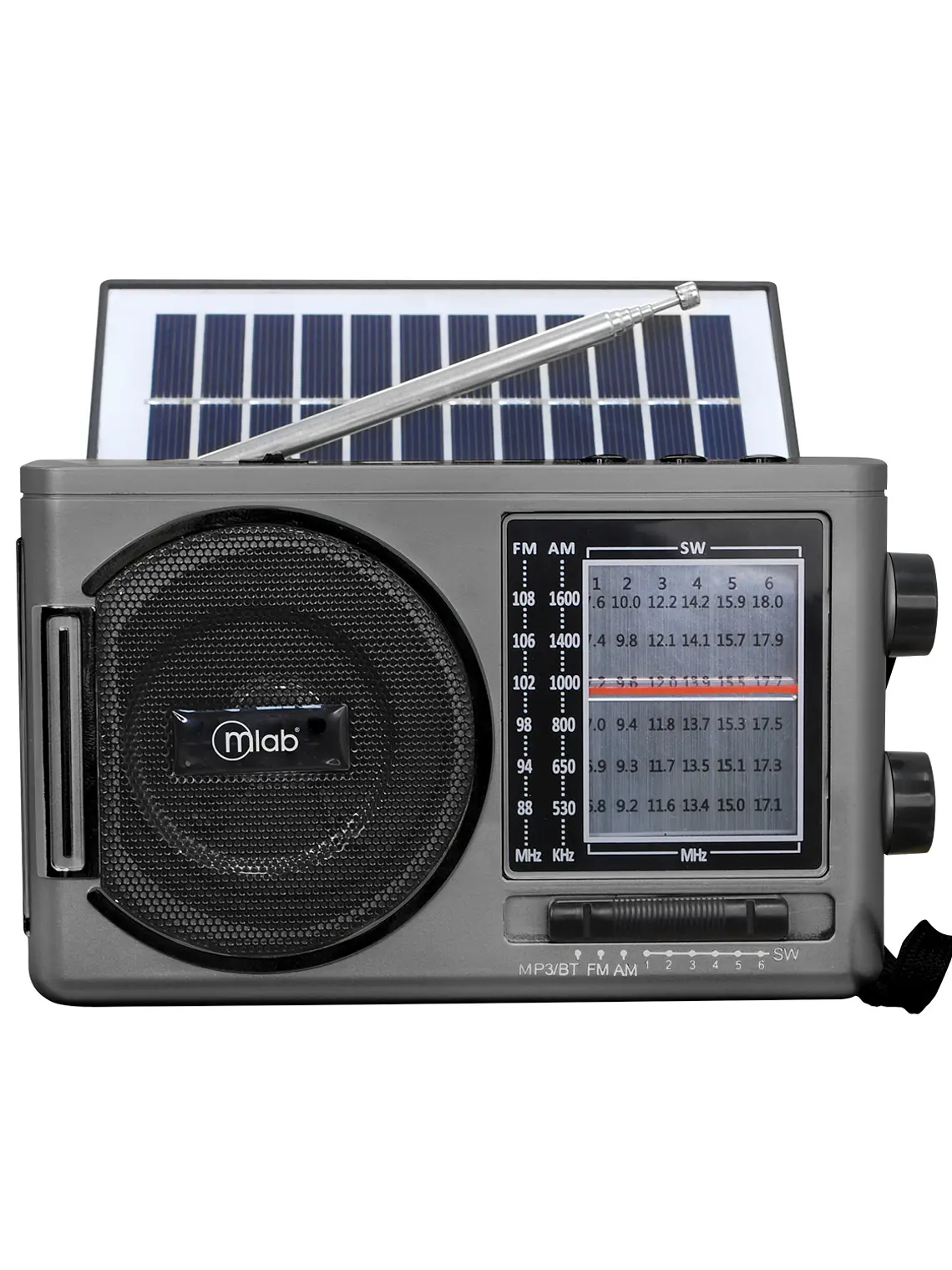 Radio Retro Solar Sunshine 1980´s Gray 1