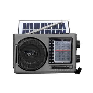 Radio Retro Solar Sunshine 1980´s Gray