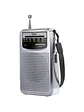 Radio Retro Portátil Pocket Cf-10 Fm/am Gris Mlab Silver - Miniatura 2