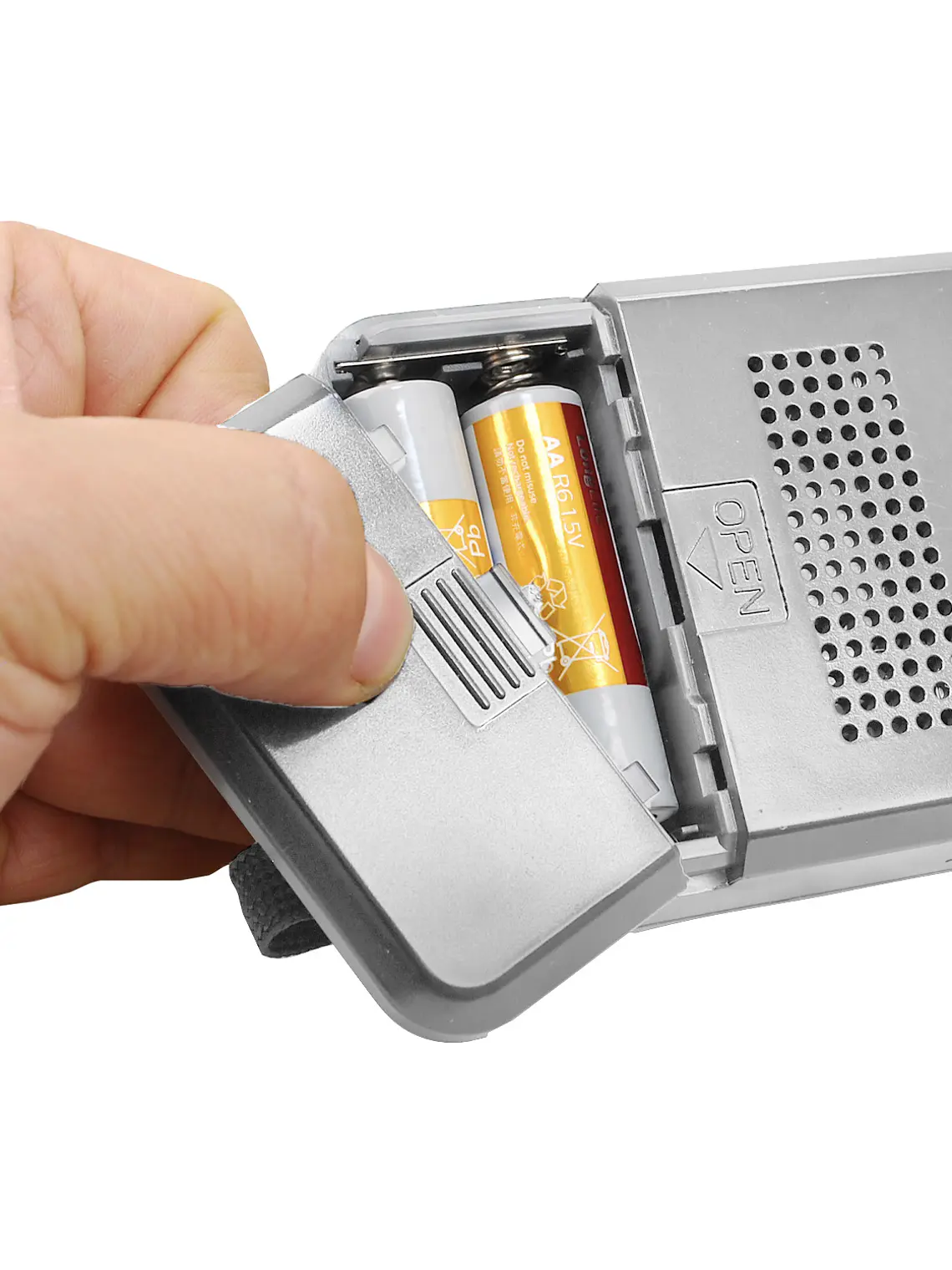 Radio Retro Portátil Pocket Cf-10 Fm/am Gris Mlab Silver 3