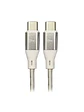 Cable Reforzado Tipo C a Tipo C Silver Mlab - Miniatura 1