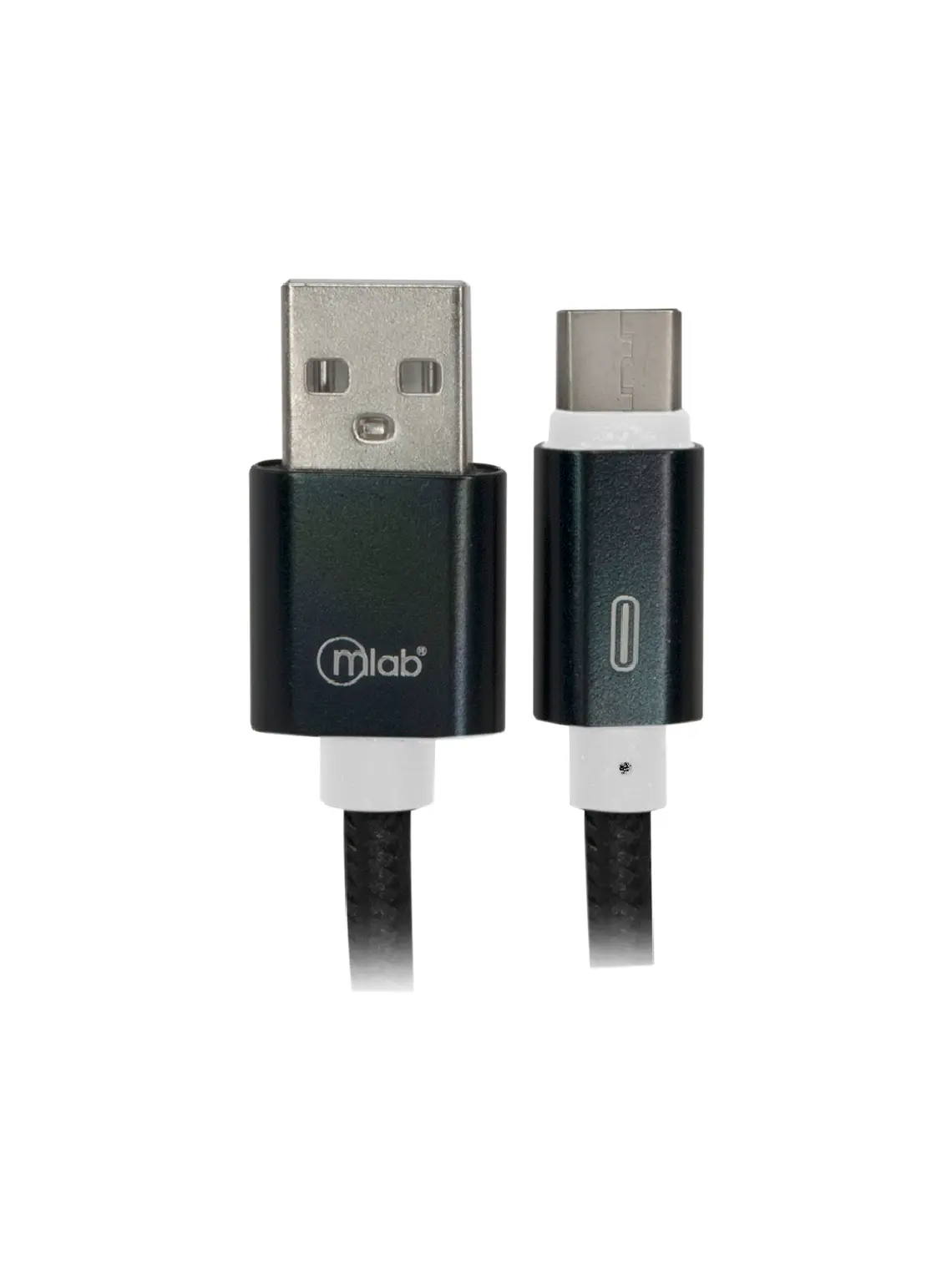 Cable Reforzado USB A - Tipo C Mlab Color Negro 1