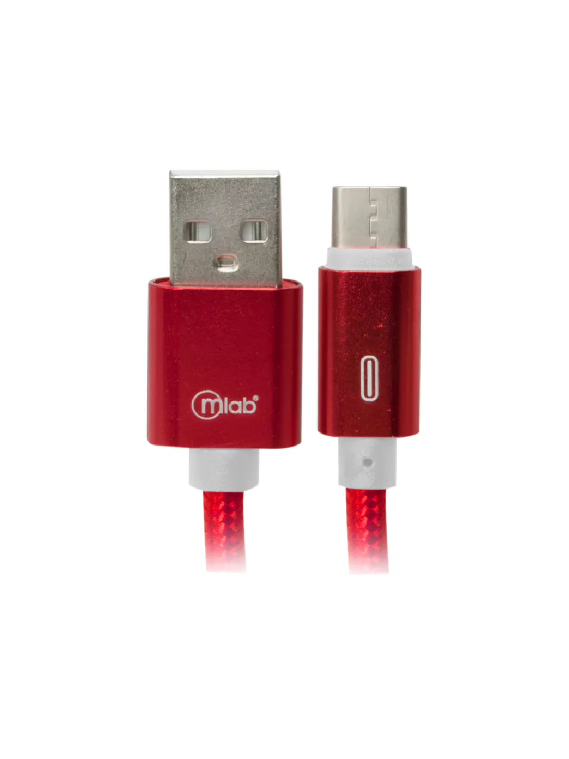 Cable USB a Tipo C Rojo Mlab 1
