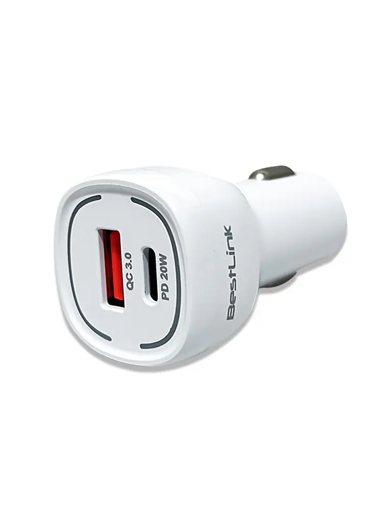 Cargador de Auto PD38W blanco BESTLINK 2
