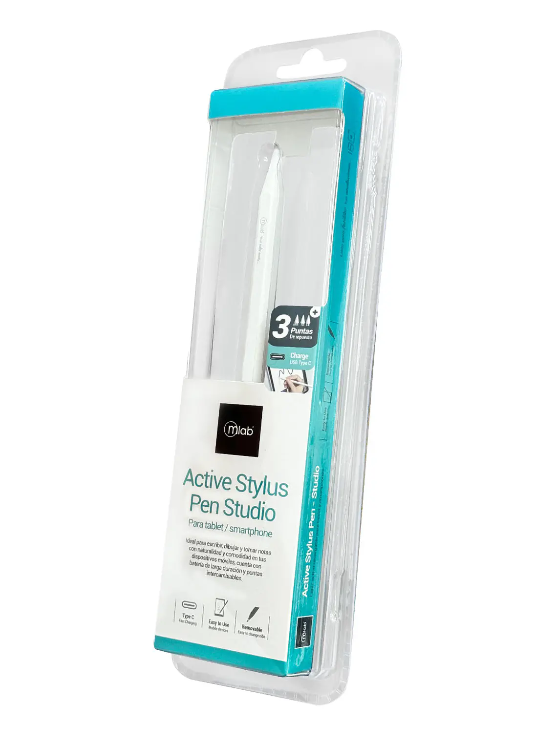 Lapiz Optico Active Stylus Pen Studio Mlab 4