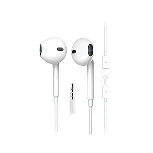 Audífonos Air Buds Wired 3.5mm Mlab Color Blanco