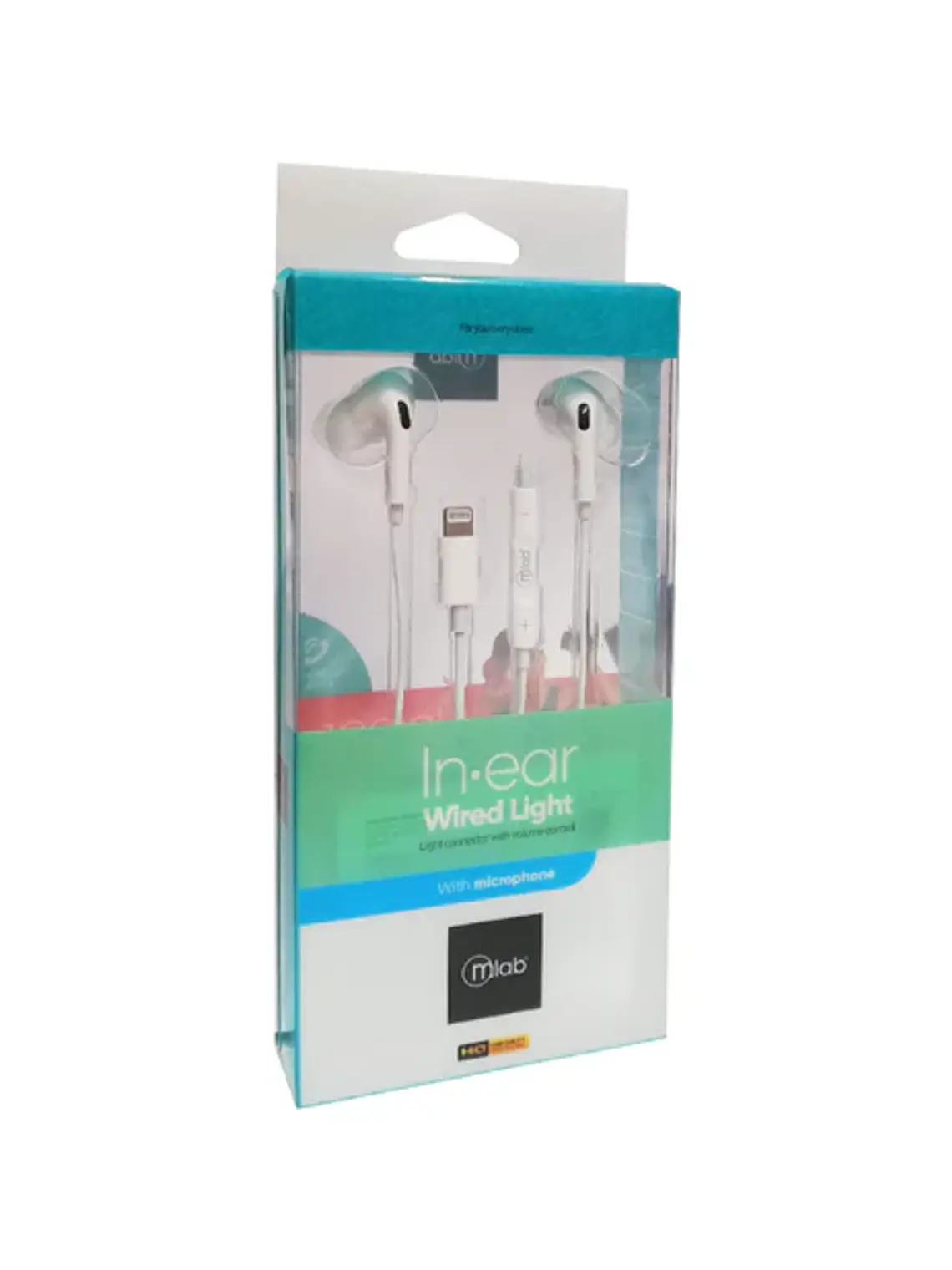 Audífonos In ear Wired Lightning Microlab 2